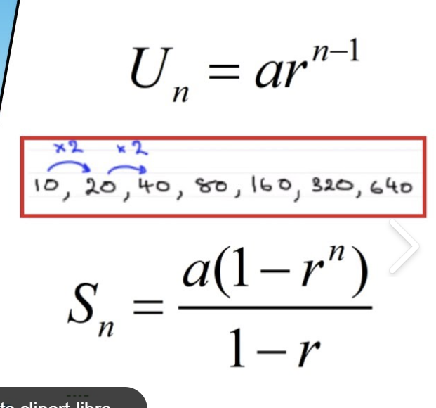 <p>What is a geometric series?</p>