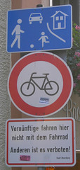 the sign