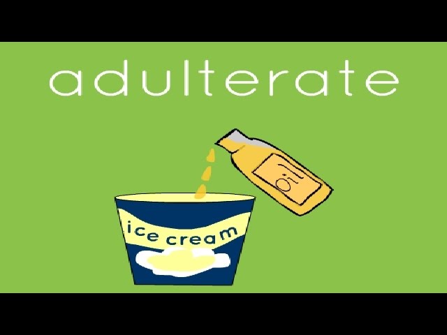 <p>(verb)</p><p>mix with impurities ; make something of poorer quality by adding inferior materials</p><p>Word Associations: Adultery, Spoil</p>