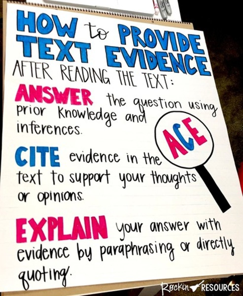 <p>Provide reasoning to explain how evidence supports or qualifies a claim.</p>