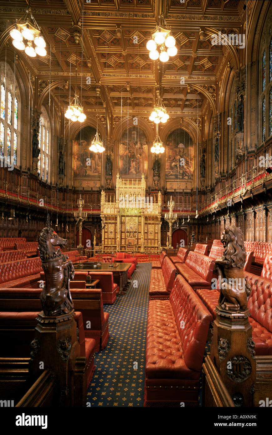 <p>Who designed the Chamber of the House of Lords, Houses of Parliament (Westminster Palace)?</p>