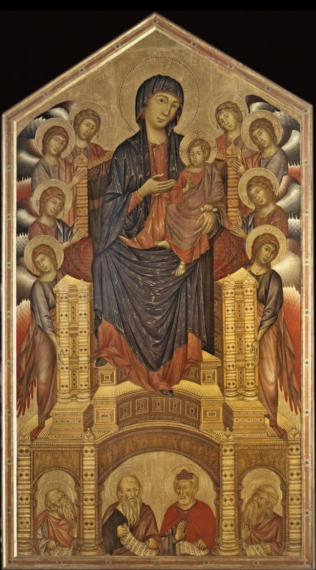 <p><strong>Virgin and Child Enthroned</strong></p>