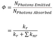 Quantum Yield equation