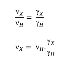 <p>they have different gyromagnetic ratios </p>