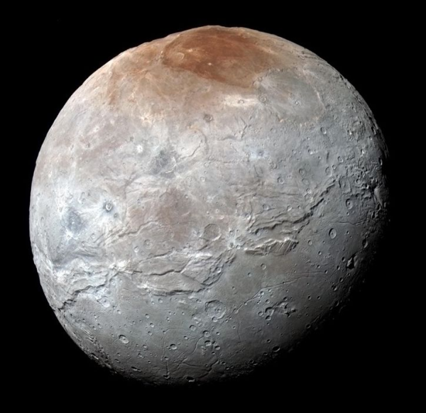<p><span style="background-color: transparent;"><span>Largest of any moon in comparison to the size of its host planet/dwarf planet, this moon is one of only four Kuiper Belt objects explored by spacecraft.</span></span></p>