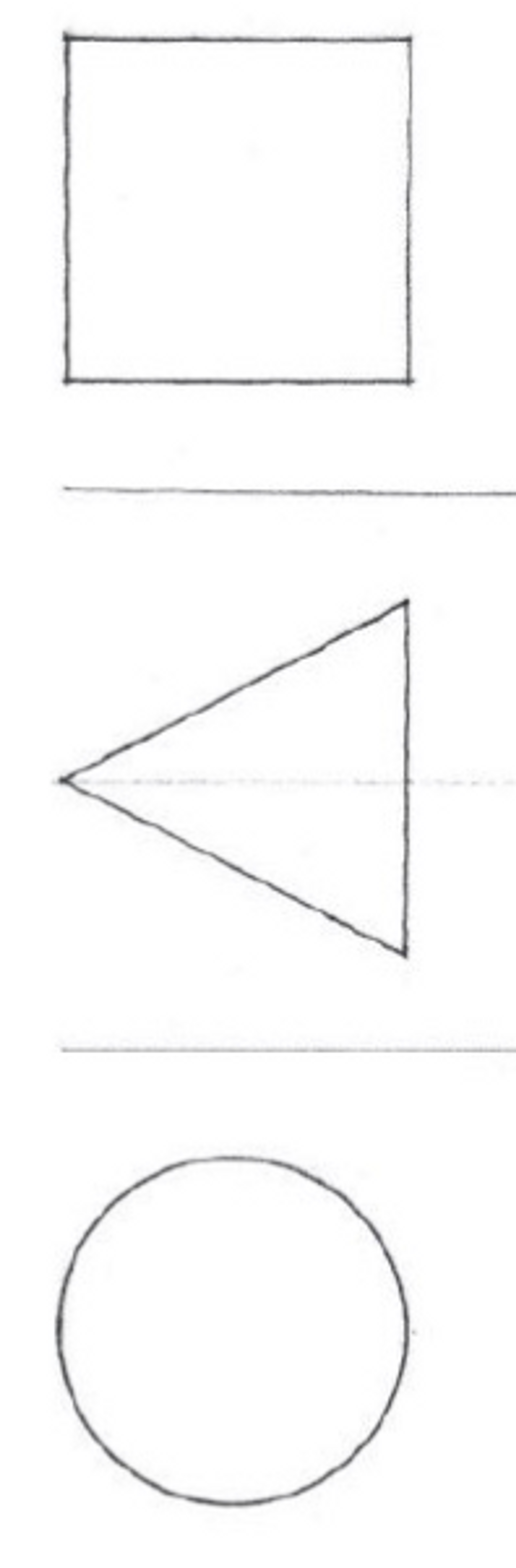 all sides are equal and all inside angles are equal . circle is also regular shape even though it doesn't have straight lines