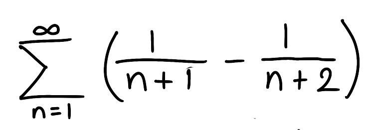 <p>Determine if the series is convergent or divergent. If the series converges, find its sum (if it’s a geometric or telescoping series)</p>