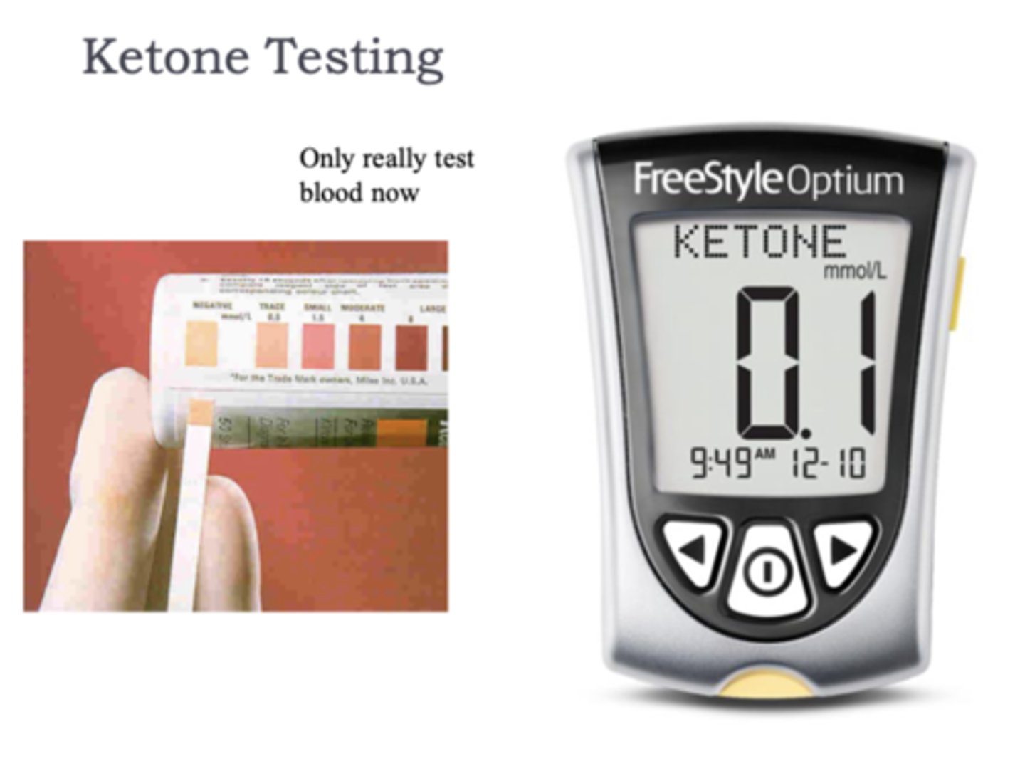 <p>trace amounts are fine but anything higher indicates impaired metabolism</p>