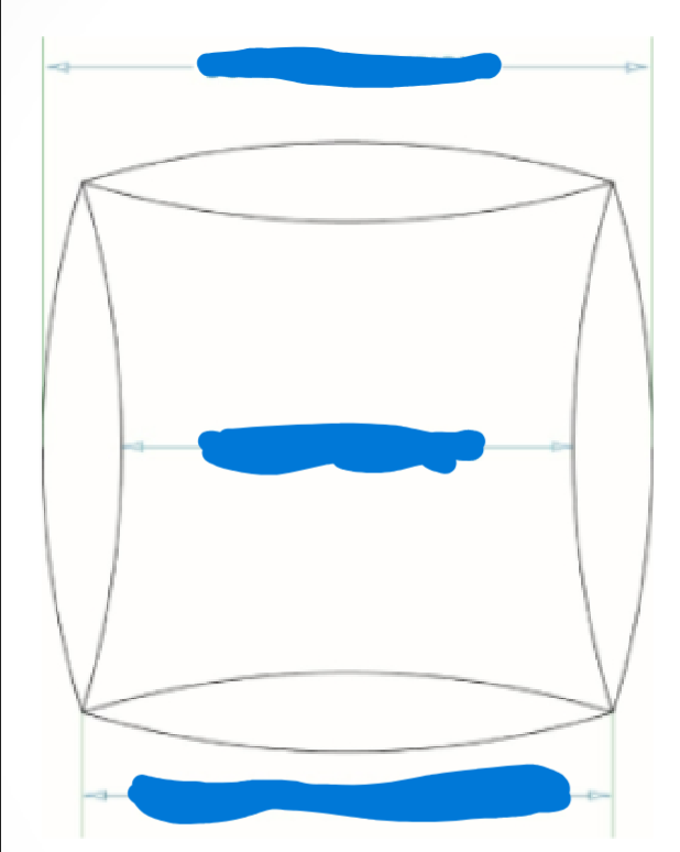 <p>What type of dimension is shown? (top to bottom)</p>