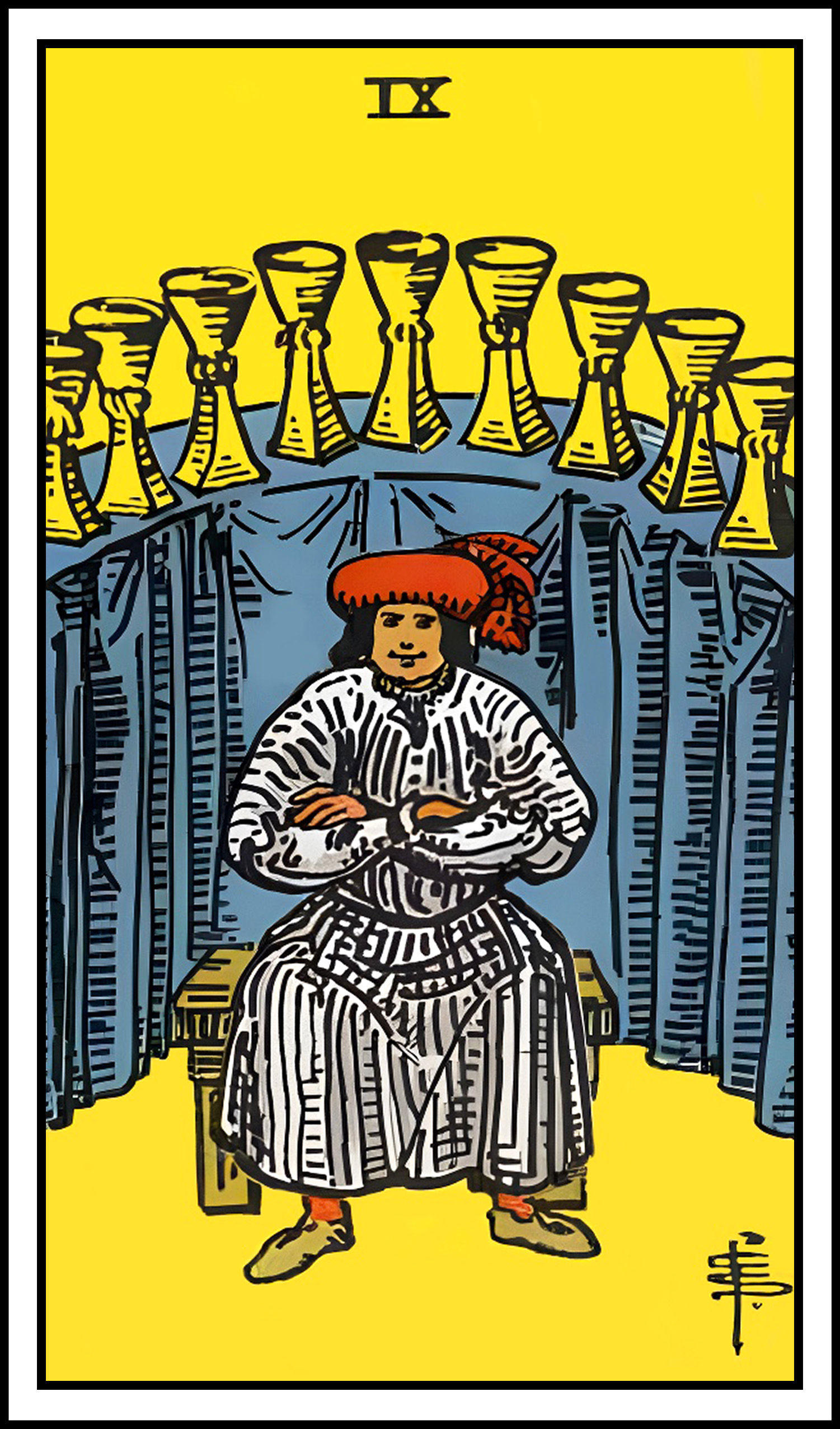 <p>9 of cups</p>
