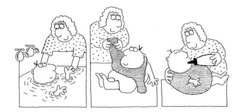 to take care of someone or something