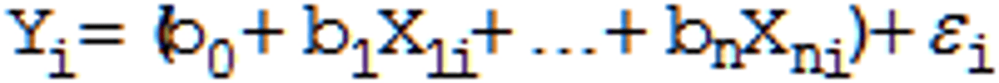 <p>-several explanatory variables are used to predict the dependent variable</p>
