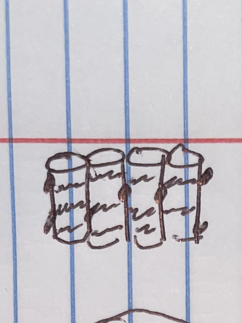 <ol><li><p>Multinucleic on outside</p></li><li><p>Distinct striations</p></li></ol><p></p>