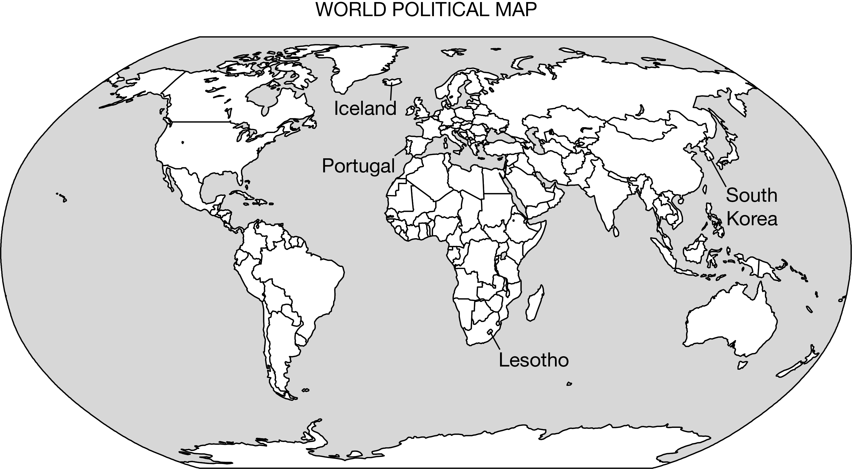 <p><span><span>Owing to their localized geography or their locations on islands or peninsulas, many small political entities such as those labeled on the political map of the world can be identified as</span></span></p>