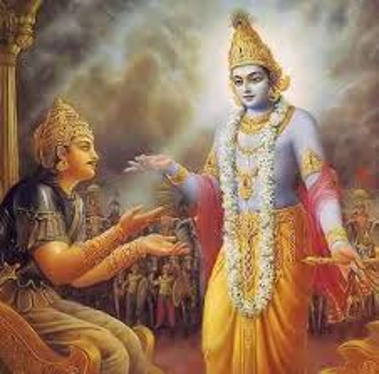 <p>A great Hindu epic text, part of the much larger Mahabharata, which affirms the performance of caste duties as a path to religious liberation.</p>