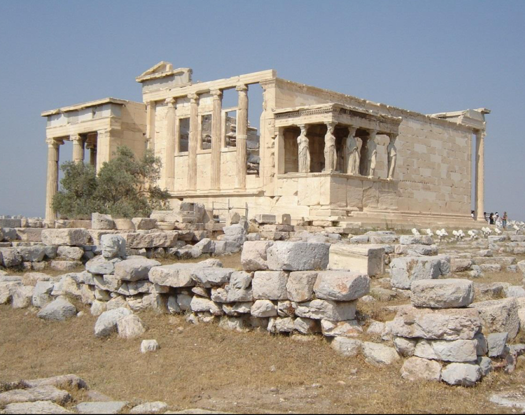 <p>Erechtheion, Akropolis von Athen</p><p>(um 420 bis 406)</p><p>mit Karyatiden</p>