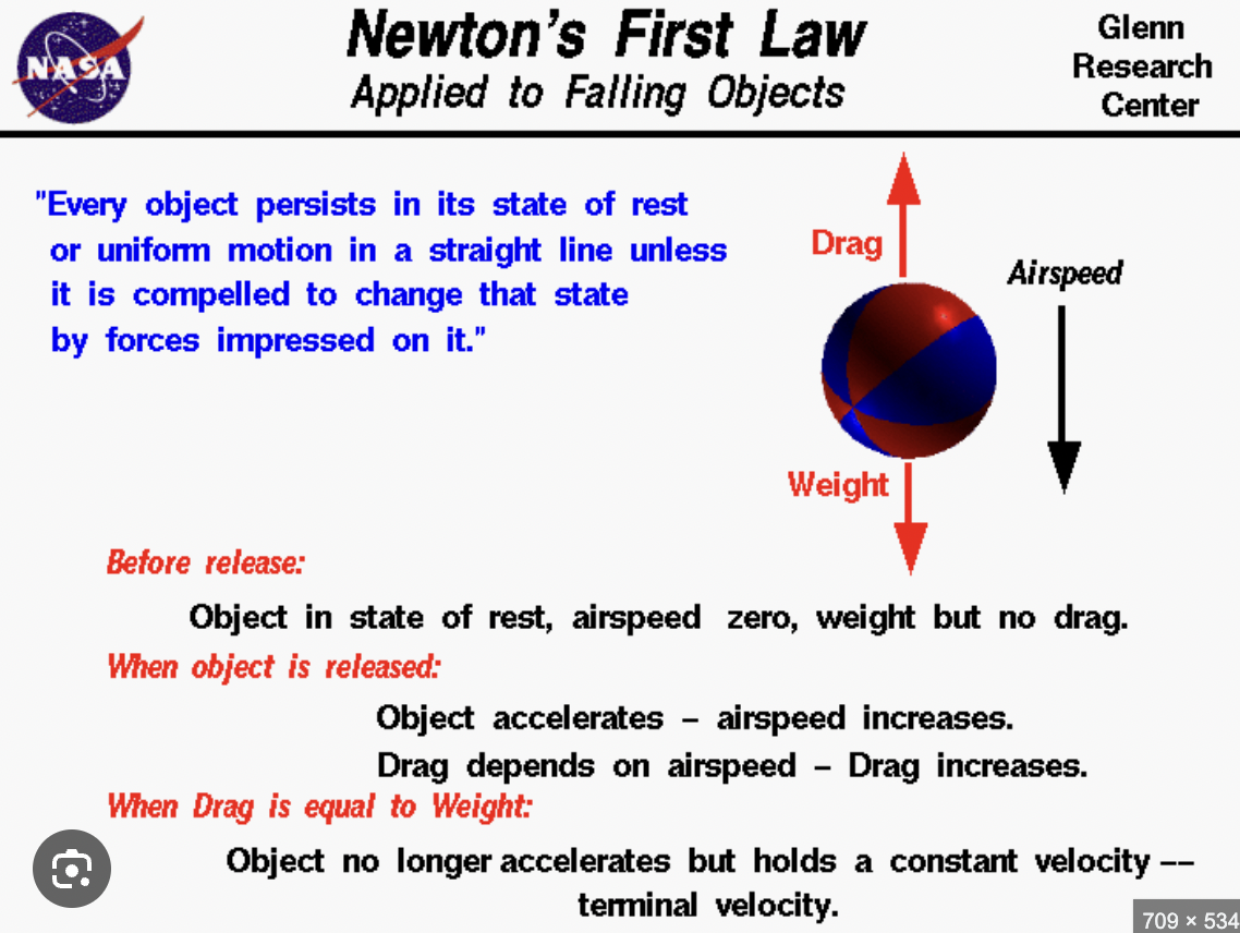 <p>An object at rest stays at rest, and an object in motion continues in motion with the same speed and in the same direction unless acted upon by a net external force. </p>