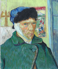 <p>Vincent Van Gogh, <em>Self-Portrait with Bandaged Ear</em></p>