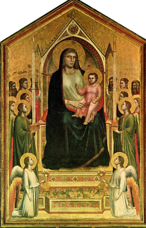 <p>Altarpiece<em> Virgin and Child Enthroned</em>, Florence (1310)</p>