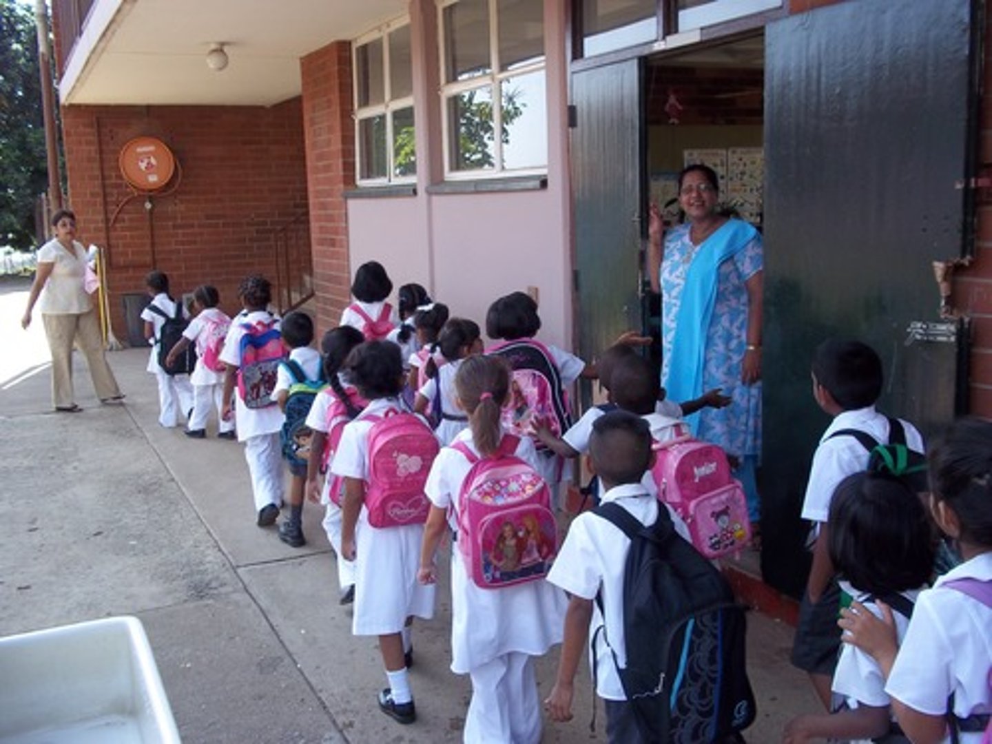 <p>they were going</p>