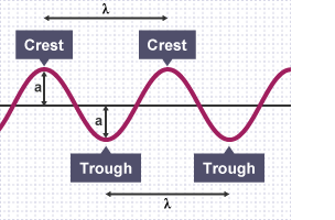 <p>The highest point of a transverse wave.</p>