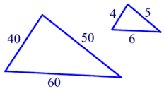 Are these triangles similar? How?
