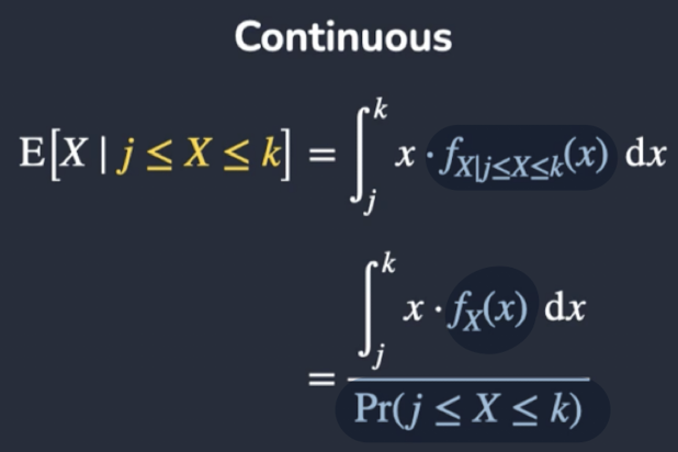 <ul><li><p>Use the same general approach</p></li><li><p>Use conditional probabilities and conditional ranges</p></li></ul>