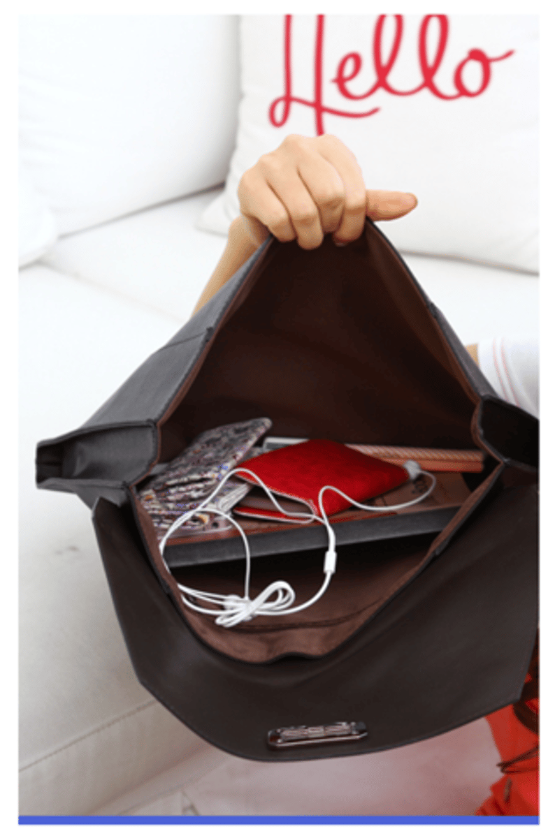<p>to carry around</p>