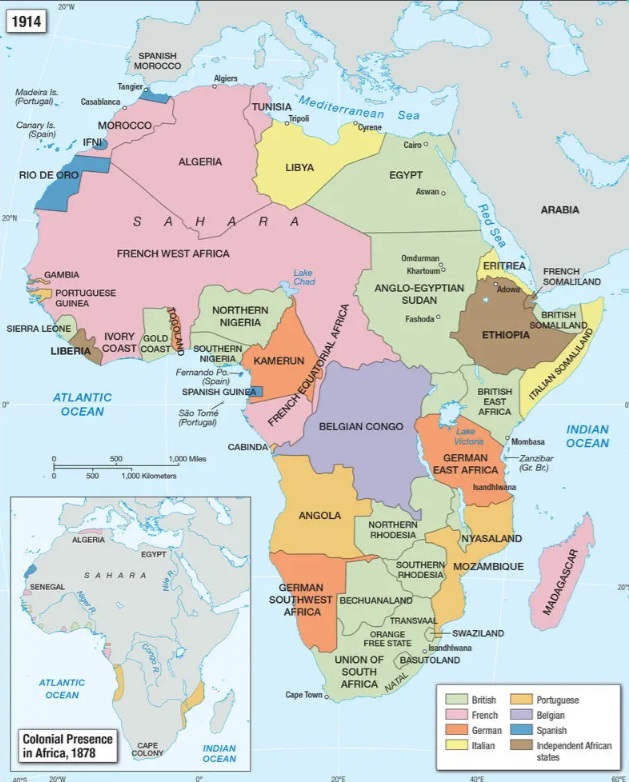 <p><strong><span>Imperialism </span></strong><span>- </span>Extending a country's power and influence through diplomacy or military force</p><p><strong>Colonialism </strong>- Actual practice of settling and establishing control over the indigenous people of an area</p><p><span>EX - Britain, France, Spain, Portugal, Netherlands</span></p>