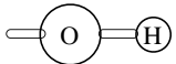 <ul><li><p>found in alcohol and sugars</p></li></ul>