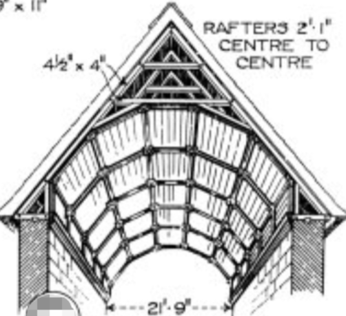 <p>A type of roof that has a curved, arch-like shape resembling the inside of a barrel.</p>