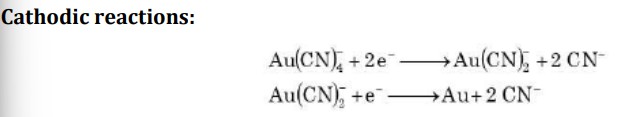 <p>ACID CYANIDE BATH (pH: 3.8-4.3) </p><p>Plating bath: Potassium gold cyanide and citric acid </p><p>Operating temp: 21-47°C</p><p>Anode: Platinum covered Niobium</p><p>Cathode: Object to be plated with gold </p>