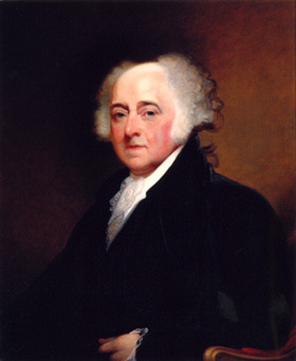 <p>* Vice President under Washington</p><p>* He was the second President of the U.S</p><p>* Last Federalists president</p>