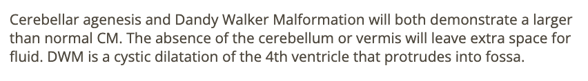<p>c) cerebellar agenesis + dandy walker malformation</p>