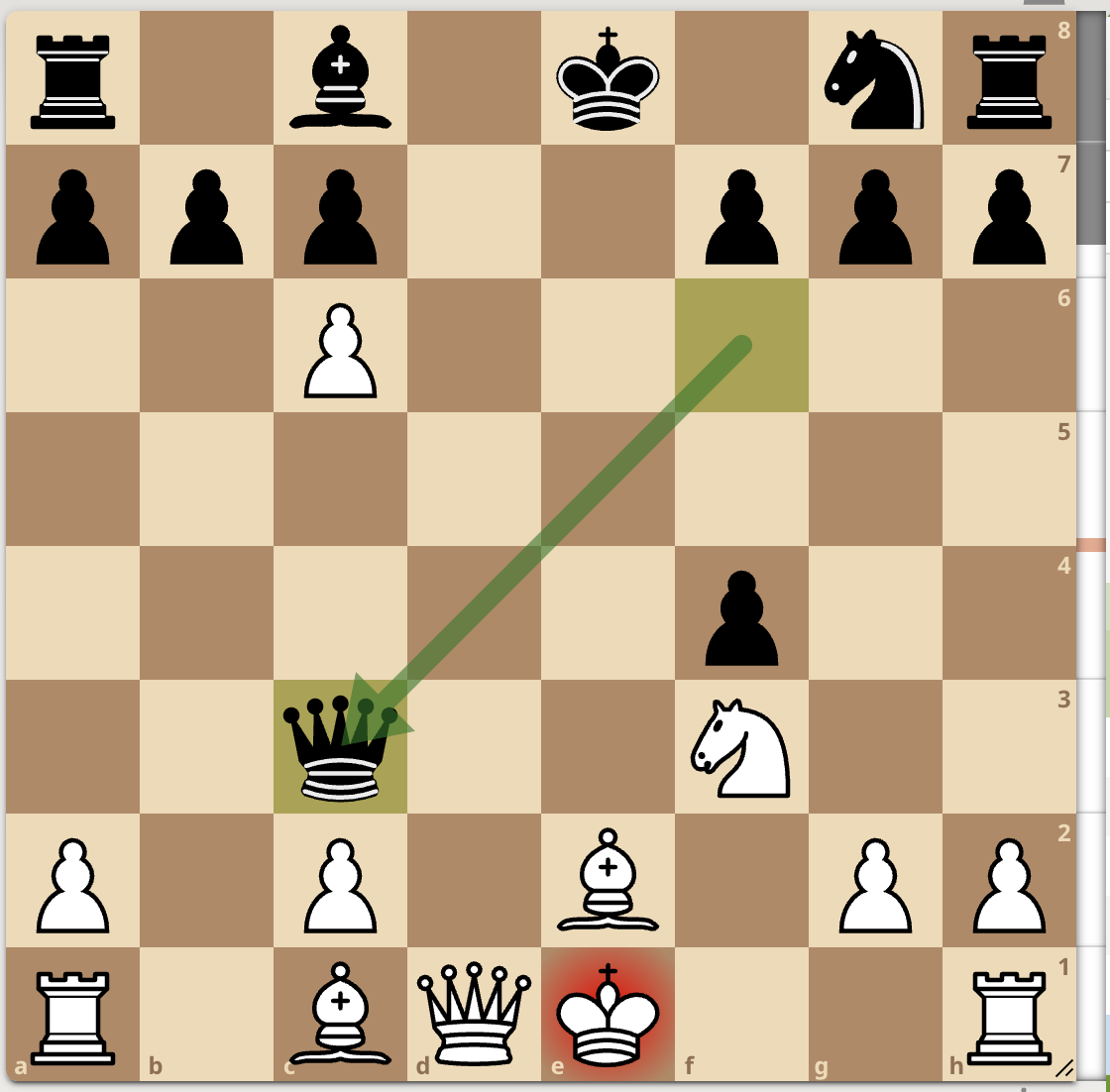 <p>…Qxc3+</p>