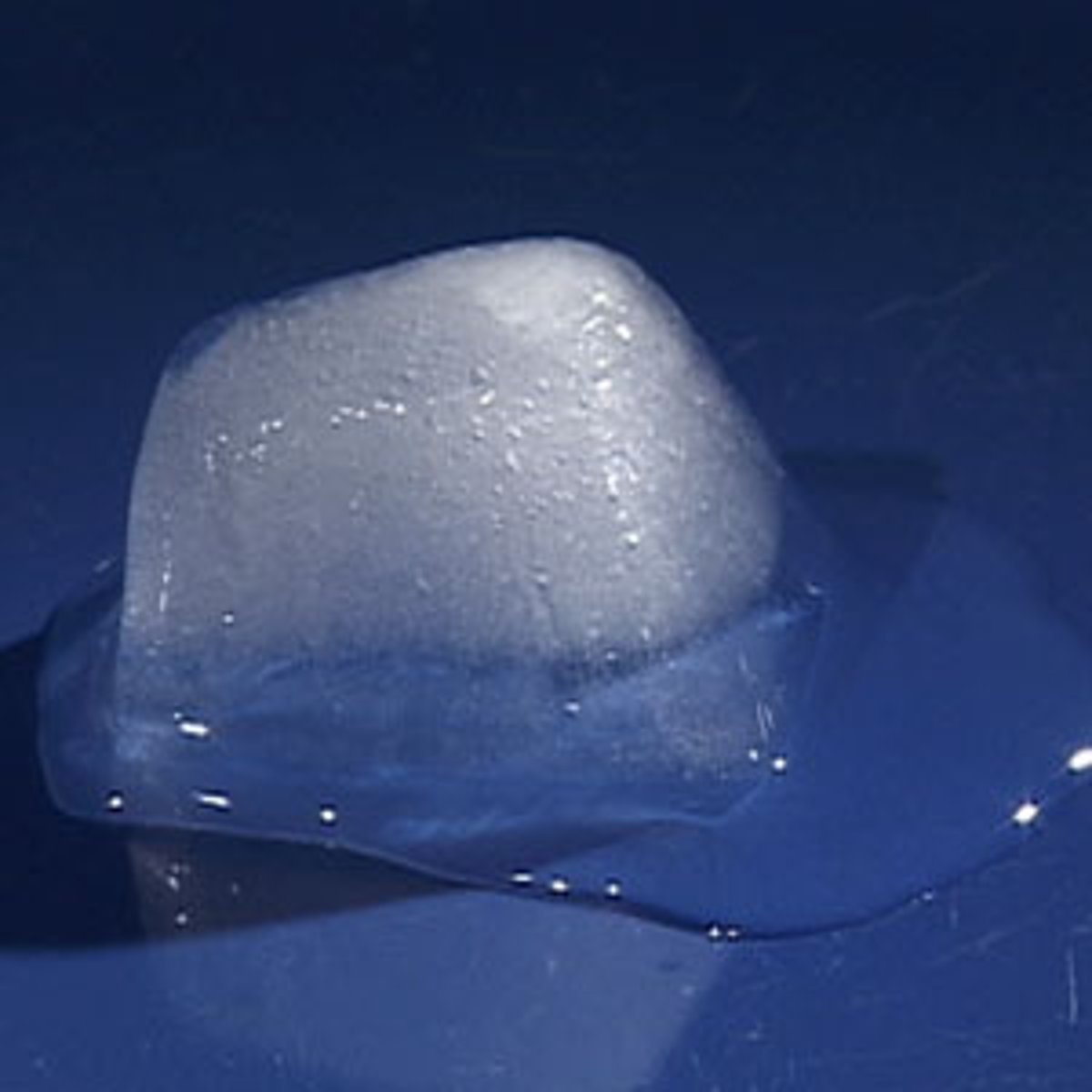 <p>Solid to liquid:<br><br>(Ice to water)</p>