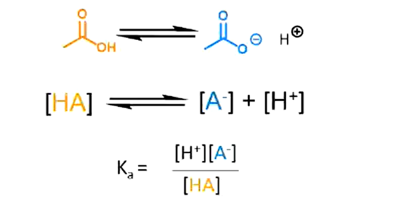 <p>Degree of dissociation of an acid - i.e. how much of the acid is in the ionised form</p>