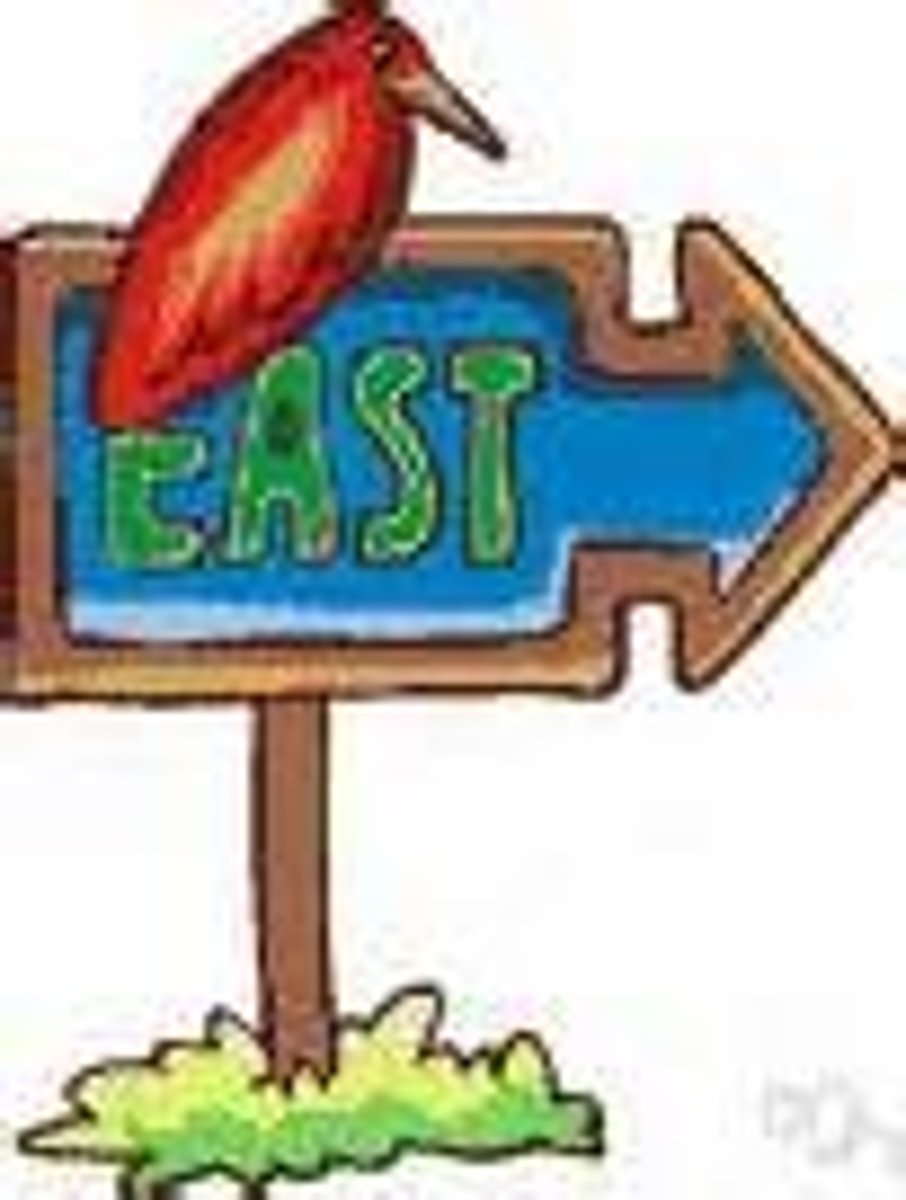 <p>về hướng đông</p>