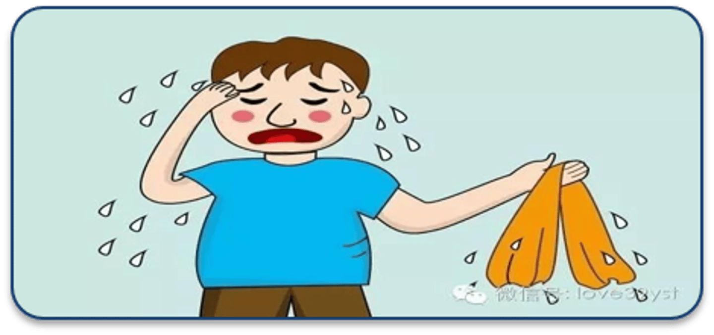 <p>liúhàn đổ mồ hôi 運動後流汗很舒服。 (Yùndòng hòu liúhàn hěn shūfu.) - Đổ mồ hôi sau khi tập thể dục rất thoải mái.</p>