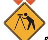 Human Activity signs: Survey work sign

\
