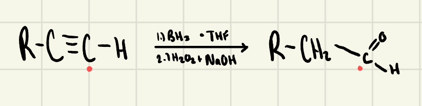 <p>-Syn addition</p><p>-anti-mark</p><p>-least</p>