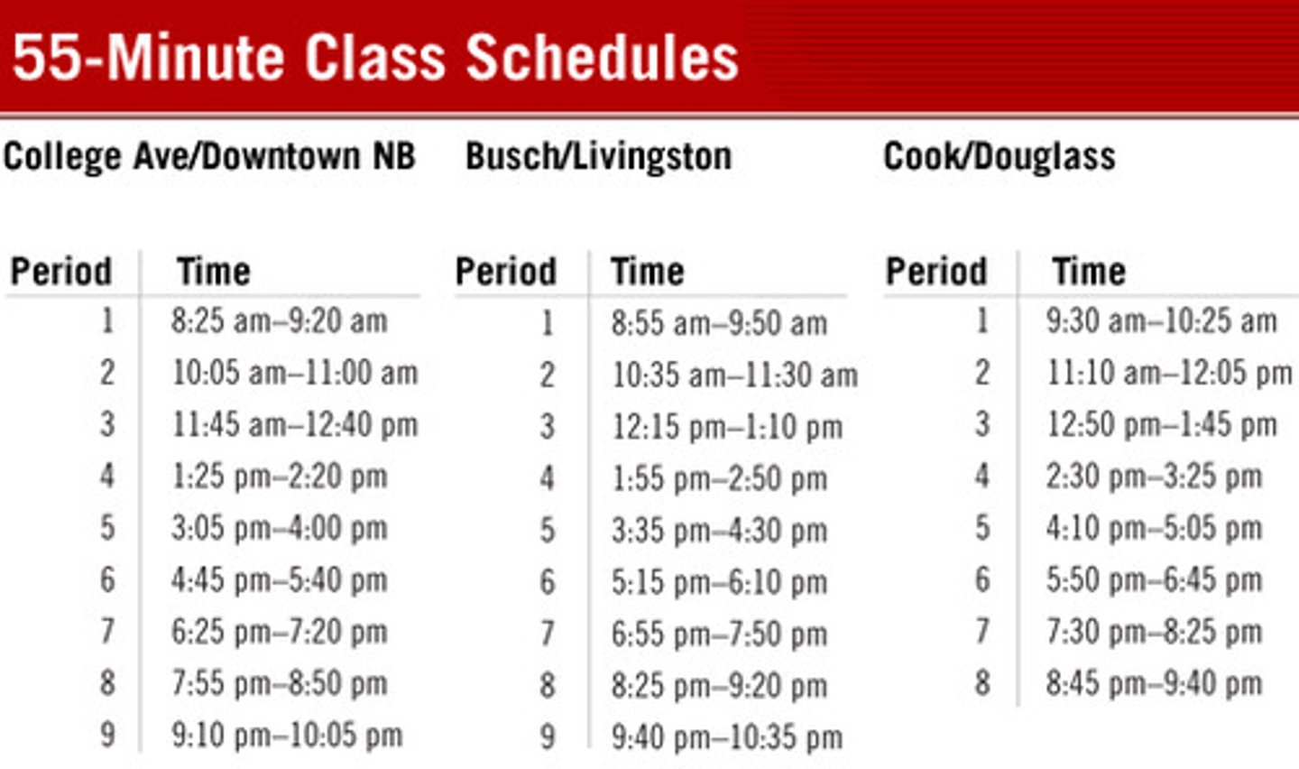 <p>schedule</p>