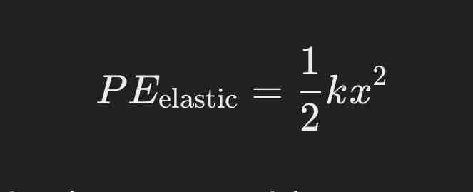 <p>The more a string is compressed or stretched away, greater the potential energy</p>