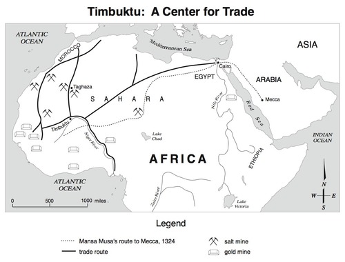 City on the Niger River in the modern country of Mali. It was founded by the Tuareg as a seasonal camp sometime after 1000. As part of the Mali empire, Timbuktu became a major major terminus of the trans-Saharan trade and a center of Islamic learning.
