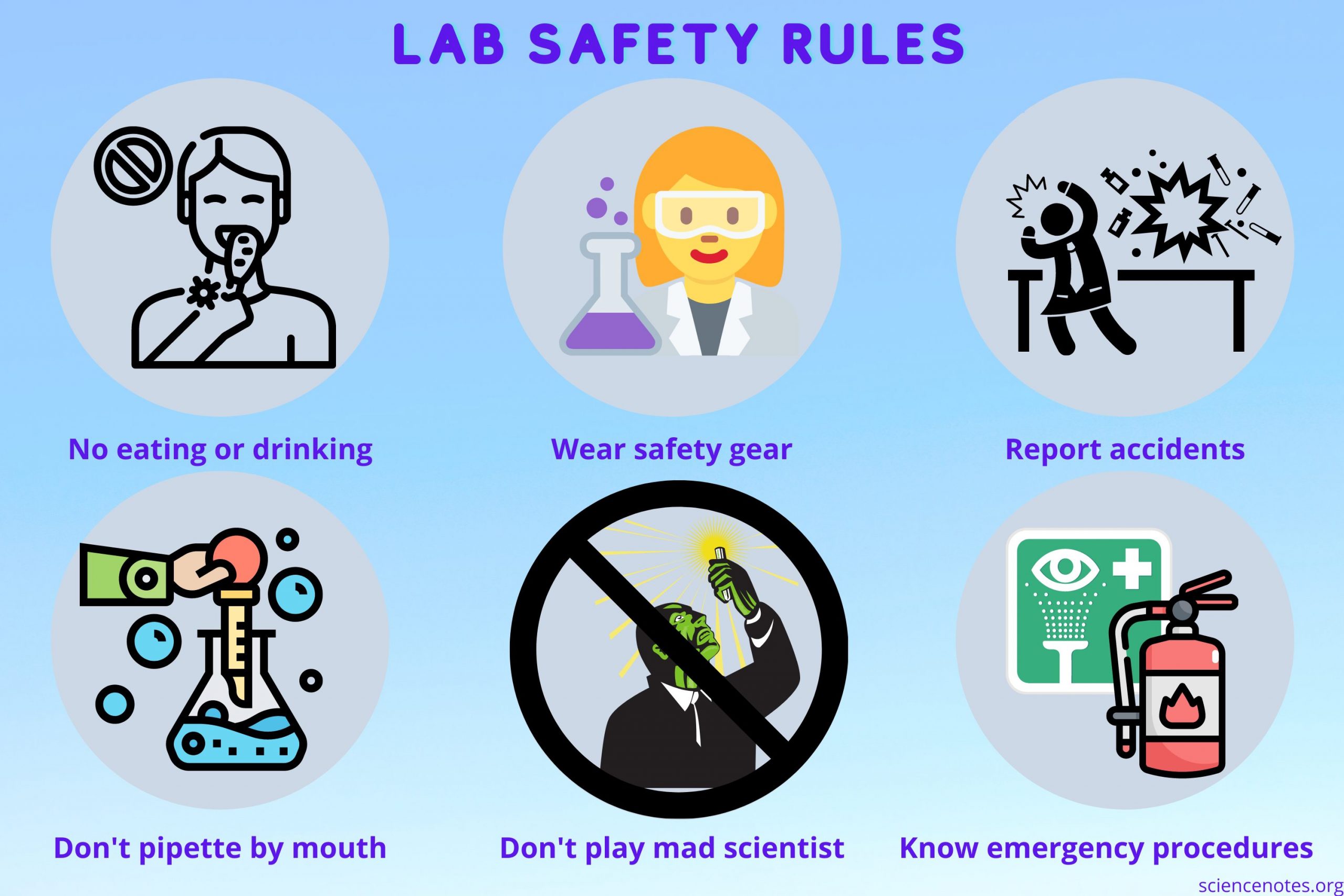 <p><span style="color: purple;"><strong>Lab Safety</strong></span></p>