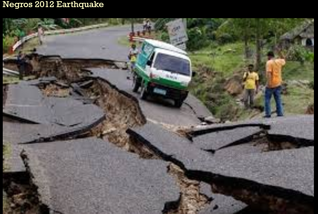 <p><span>An offset of the ground surface </span><span style="color: yellow;">when fault rupture extends to the Earth’s surface</span><span>. Any structure built across the fault is at </span><span style="color: blue;"><strong>risk of being torn apart as the two sides of the fault slip past each other.</strong></span></p>