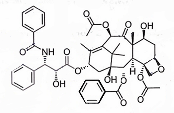 <p>Identifizieren sie im folgenden Molekül acht verschiedene funktionelle Gruppen und beschriften diese.</p>