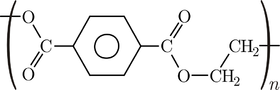 <p>Polyethylene Terephthalate (PETE) &quot;Polyester&quot;</p><ul><li><p>clothing</p></li><li><p>water bottles</p></li></ul>