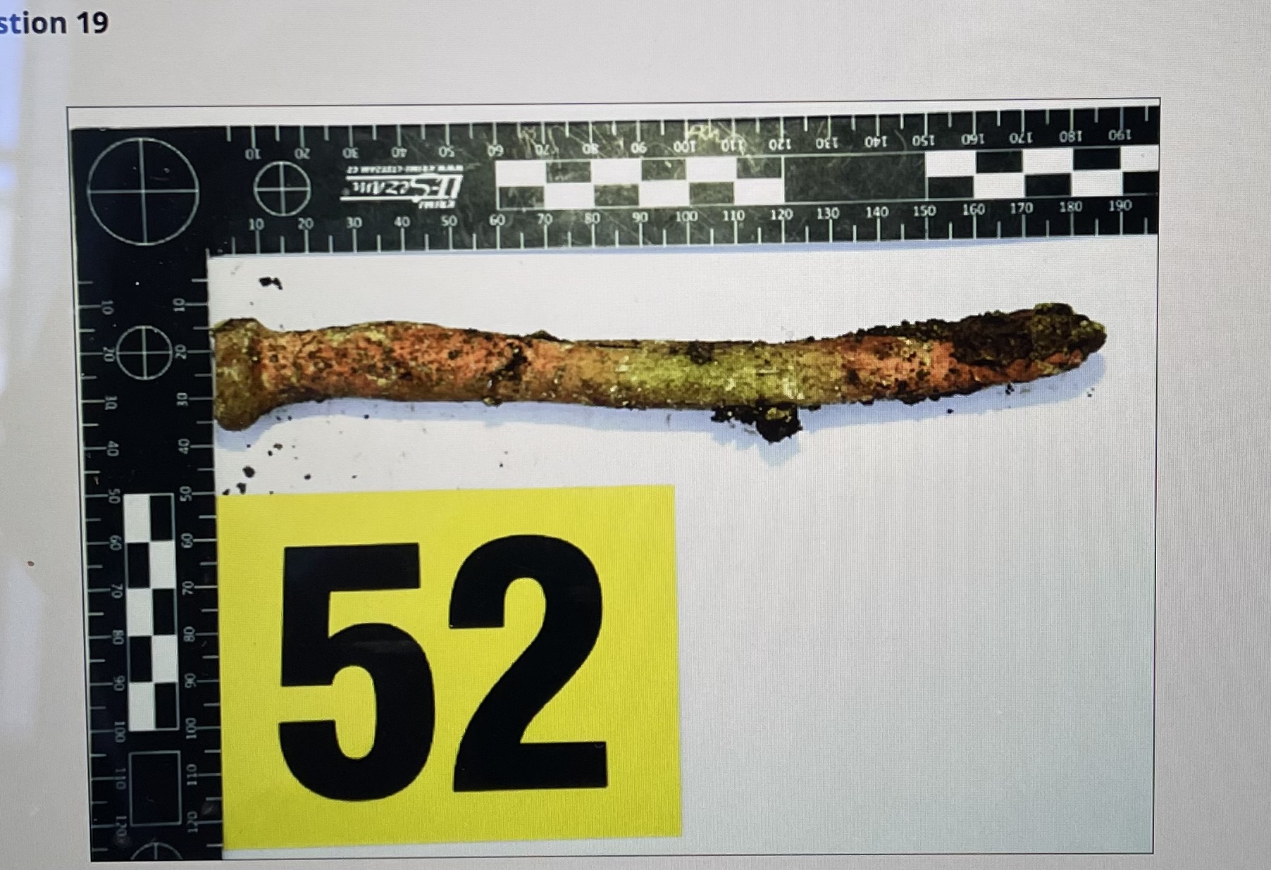 You’ve just been hired as a new forensic science investigator in the biology department of the states forensic science lab.  While at a crime scene you find the done fragment pictured above. What bone is this?