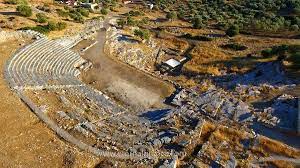 <p>What is significant about the theatre of Thorikos?</p>